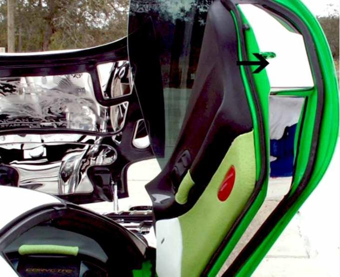 American Car Craft 1997-2004 C5/Z06 Corvette - Door Jamb Covers, Lambo Style Doors 4Pc, Stainless Steel 031020