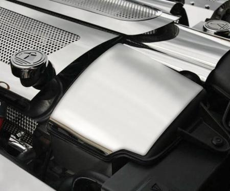 American Car Craft 2008-2013 C6/GS Corvette - Air Capacitor Cover 2Pc, Polished Stainless Steel 043111