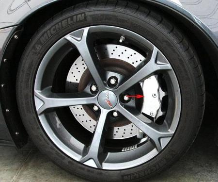 American Car Craft 2010-2013 C6 GS/Z06 Corvette - Caliper Face Plate 18Pc, Polished Stainless Steel 042090