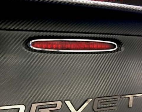 American Car Craft 1997-2004 C5 Corvette - 5th Brake Light Trim 1Pc, Polished Stainless Steel 032043