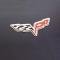American Car Craft 2005-2013 C6 Corvette - Emblem Trim Rings 2Pc, Polished Stainless Steel 042080