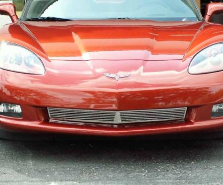 American Car Craft 2005-2013 C6 Corvette - Front Grille Billet Style, Polished Stainless Steel 042040