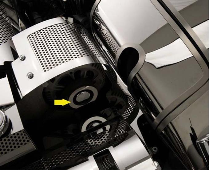 American Car Craft 1997-2004 C5/Z06 Corvette - Alternator Pulley Dress-Up Kit, Polished Stainless Steel 033068