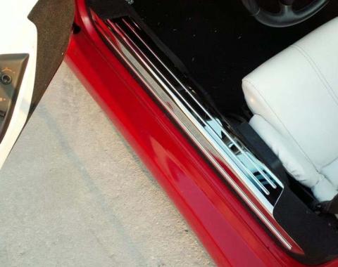 American Car Craft 1988-1996 C4 Corvette - Door Sills 2Pc, Polished Finish 021001