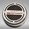 American Car Craft 2016-2019 C7 Grand Sport Corvette - Fluid Cap Cover Set with Grand Sport Emblem (Automatic - 5 Piece) 053095