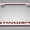 American Car Craft 2014-2019 C7 Corvette - License Plate Frame STINGRAY Lettering, Stainless Steel, Choose Vinyl or LED Color 052032