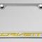 American Car Craft 2014-2019 C7 Corvette - License Plate Frame CORVETTE Lettering, Stainless Steel, Choose Vinyl or LED Color 052033
