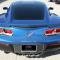 American Car Craft 2014-2019 C7 Corvette Stingray - Tag Back-Plate, Carbon Fiber With Stainless Steel Trim 052066