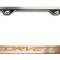American Car Craft C5 Corvette - License Plate Frame with CORVETTE Inlay, Brushed Stainless, Choose Inlay Color 032050