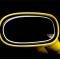 American Car Craft 1997-2004 C5/Z06 Corvette - Side View Mirror Trim with Crossed Flags 2Pc, Brushed Stainless 032014