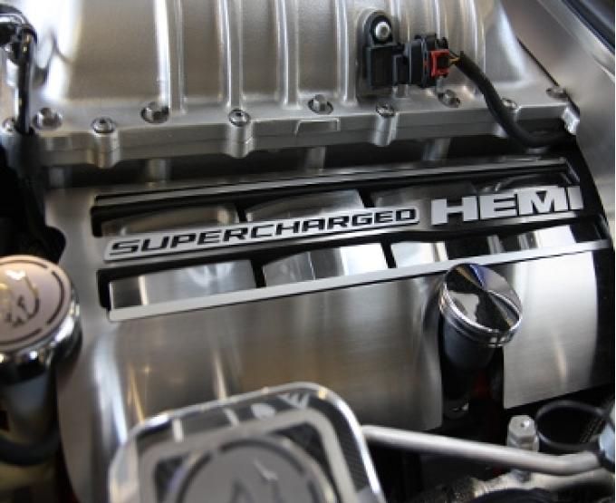 American Car Craft 2015-2019 Dodge Hellcat - HEMI Fuel Rail Overlays 2Pc (Charger) 333023