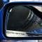 American Car Craft 2014-2019 C7 Corvette - Side View Mirror Trim with Etched CORVETTE with Color Slots 2Pc, Brushed, Choose Color 052029