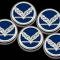 American Car Craft 2016-2019 C7 Grand Sport Corvette - Fluid Cap Cover Set with Crossed Flags & Grand Sport, Choose Color/Transmission 053099
