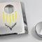 American Car Craft 2014-2019 C7 Corvette Master Cylinder Cover Manual Polished Stainless with Brushed Ribbed Top Plate Corvette Flag Style, Choose Color 053124