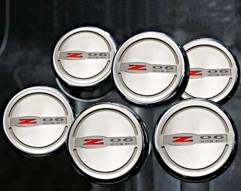 American Car Craft 2002-2004 C5 & Z06 Corvette - Z06 405HP Style Executive Series Fluid Cap Cover 6Pc Set, Manual Trans 033077