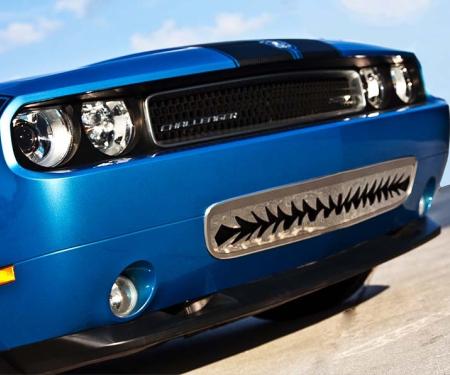 American Car Craft 2008-2010 Challenger 5.7L/SRT8 - Lower Front 'Shark Tooth' Grille (08-10), Polished Stainless Steel 152010
