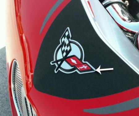 American Car Craft 1997-2004 C5/Z06 Corvette - C5 Emblem Trim Rings 2Pc, Polished Finish 032037