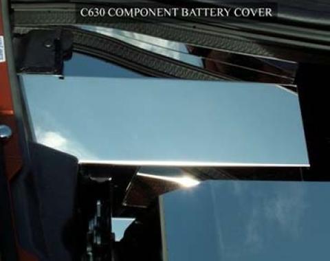 American Car Craft 2008-2013 C6 Corvette - Battery Cover (2008-13 only), Polished Stainless Steel 043007