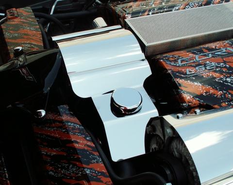 American Car Craft 2005-2007 C6 & 2006-2013 Z06 Corvette - Throttle Body Cover Component, Polished Stainless Steel 043050