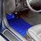 American Car Craft 2005-2013 C6 Corvette - Blue Diamond Plate Floor Mats 2Pc, Polished Aluminum 041006