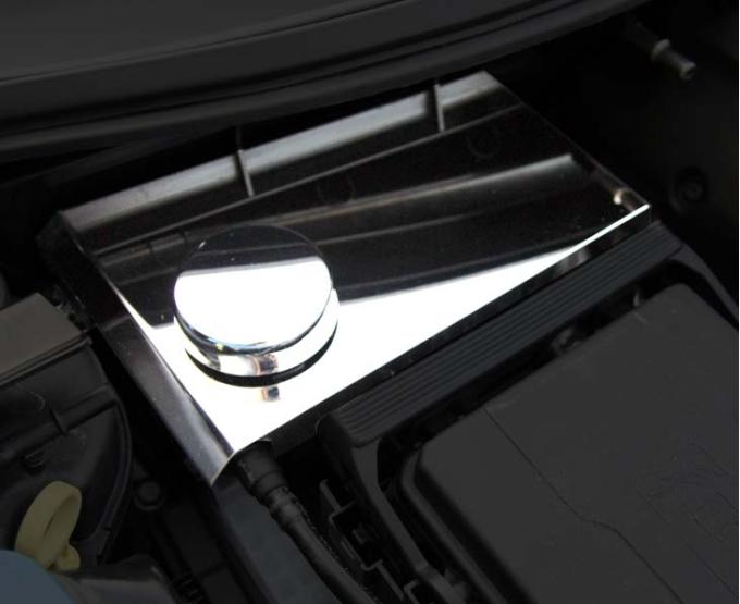American Car Craft 2014-2019 Corvette Z06/ZR1/Z51/C7 Stingray - Water Tank Cover, Polished Stainless Steel 053040