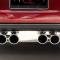 American Car Craft 2005-2013 C6 Corvette - Polished Exhaust Filler Panel, Flowmaster Quad Tips, Stainless Steel 042025