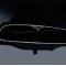 American Car Craft 2005-2013 C6 Corvette - Crossed Flag Style Rear View Mirror Trim, Brushed Stainless (AUTO DIM) 041036
