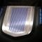 American Car Craft 2009-2013 Corvette ZR1 only - Engine Shroud Cover Ribbed Style 2Pc, Polished Stainless Steel 043074