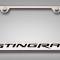American Car Craft 2014-2019 C7 Corvette - License Plate Frame STINGRAY Lettering, Stainless Steel, Choose Vinyl or LED Color 052032