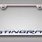 American Car Craft 2014-2019 C7 Corvette - License Plate Frame STINGRAY Lettering, Stainless Steel, Choose Vinyl or LED Color 052032