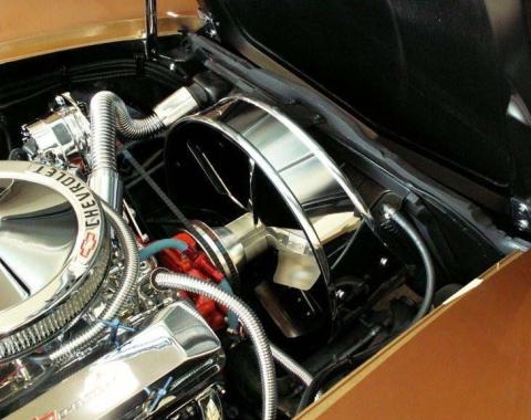 American Car Craft 1972 C3 Corvette - Stock Engine Fan Shroud Cover, Polished Finish 013001