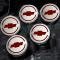 American Car Craft 1997-2013 C5/C6 Corvette - Chevrolet 'Bowtie' Fluid Cap Covers 5Pc Auto Transmission, Choose Inlay Color 043096