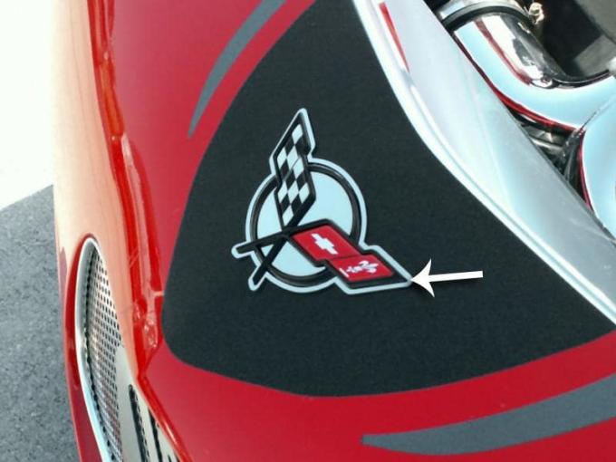 American Car Craft 1997-2004 C5/Z06 Corvette - C5 Emblem Trim Rings 2Pc, Polished Finish 032037