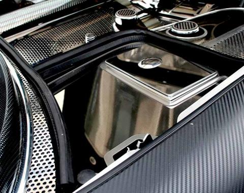 American Car Craft 1997-2004 C5/Z06 Corvette - Fuse Box Cover, Polished Stainless Steel 033076