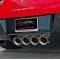 American Car Craft 2014-2019 C7/Z06/ZR1/Grand Sport Corvette - Perforated Exhaust Filler Panel NPP, Stainless Steel 052017