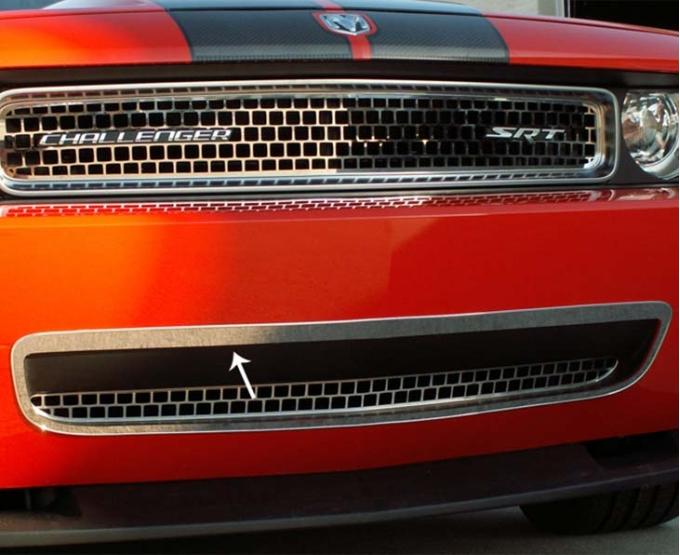American Car Craft 2011-2014 Challenger - Lower Grille Trim Ring, Polished Stainless Steel 152018