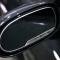 American Car Craft 2005-2013 C6 Corvette - CORVETTE Style Side View Mirror Trim 2Pc [ Auto-Dim], Brushed Stainless 042088