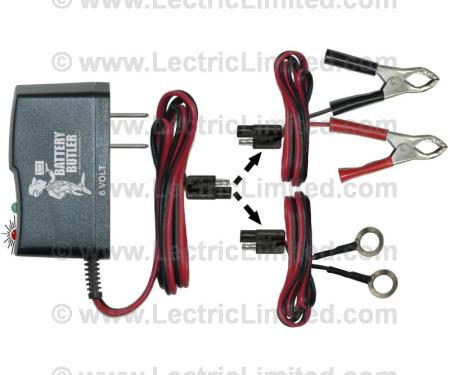 Lectric Limited 1935-1955 Ford / Buick / Cadillac / Chevrolet / GMC / Oldsmobile / Pontiac / Studebaker Battery Butler – Battery Storage Charger: 6 Volt BBFC200