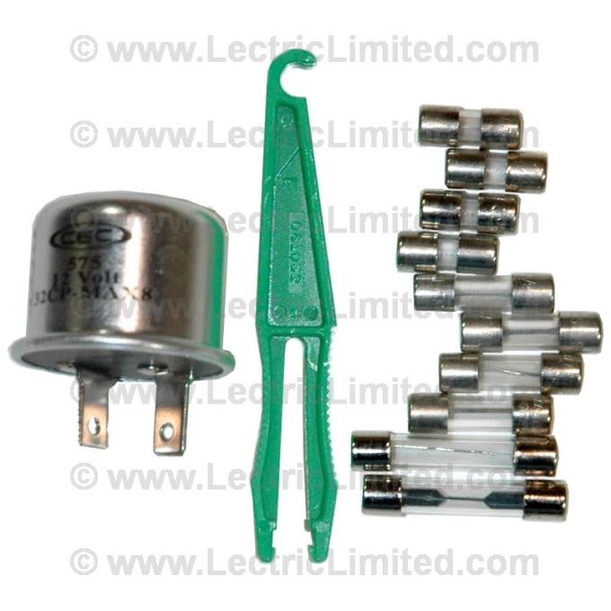 Lectric Limited 1955-1957 Chevrolet Corvette Fuse/Flasher Set VFK5557