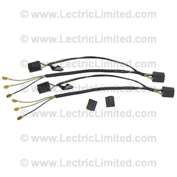 Lectric Limited 1963-1967 Chevrolet Corvette Headlight Bucket Extension Harness Set VHX6367