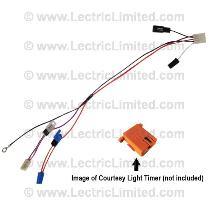 Lectric Limited 1978 Chevrolet Corvette Courtesy Light Timer Harness VCL7800FD