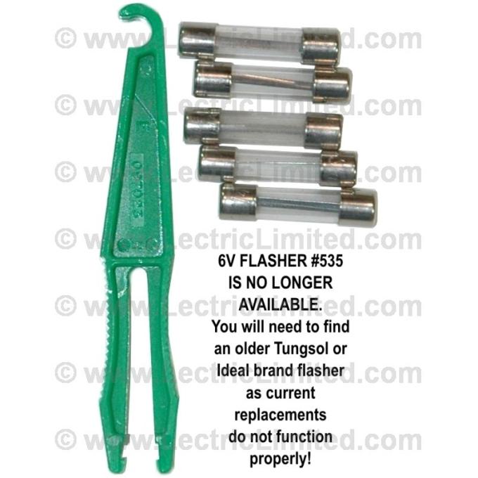 Lectric Limited 1953-1955 Chevrolet Corvette Fuse Set VFK5355