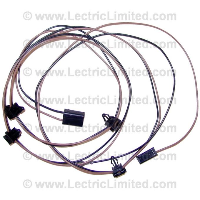 Lectric Limited 1968-1976 Chevrolet Corvette Restomod Series Hood Scoop Air Door Harness VAD7375