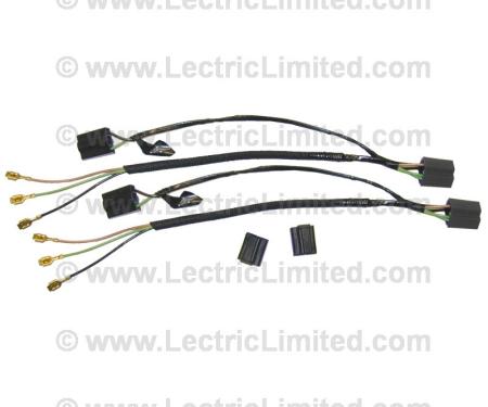 Lectric Limited 1963-1967 Chevrolet Corvette Headlight Bucket Extension Harness Set VHX6367