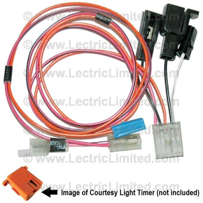 Lectric Limited 1978 Chevrolet Corvette Courtesy Light Timer Harness VCL7800SD