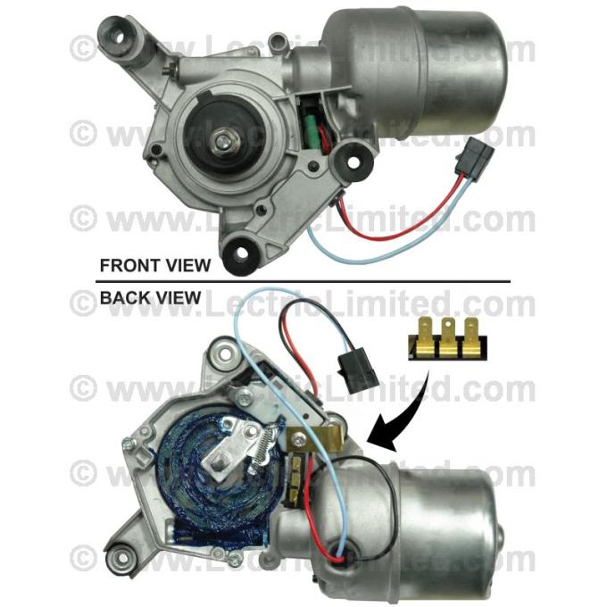 Lectric Limited 1968 Chevrolet Corvette Windshield Wiper Motor DR84168