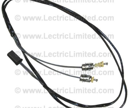 Lectric Limited 1964-1967 Chevrolet Corvette Heater & Air Conditioning Control Light Harness VAC6467IL