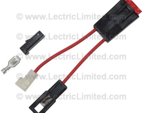 Lectric Limited 1955-1966 Chevrolet Cigarette Lighter Fused Adapter Wire VCG5566FS