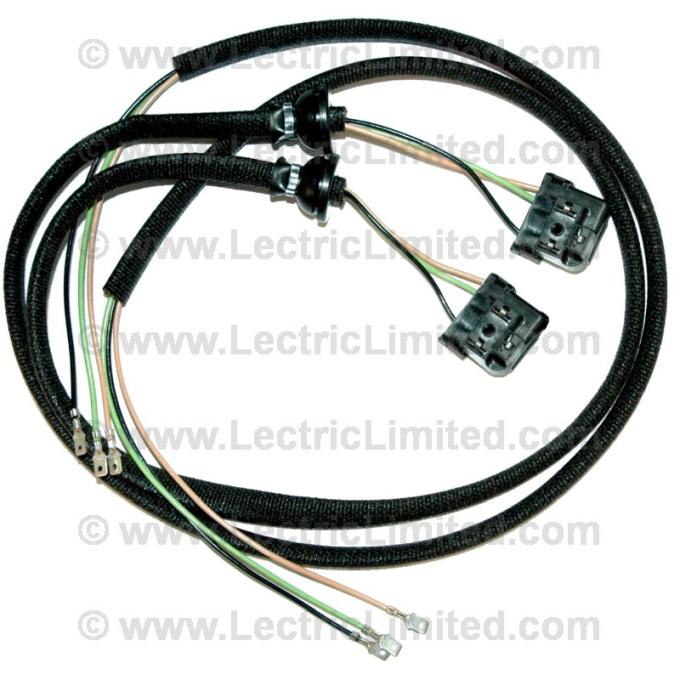 Lectric Limited 1955-1957 Chevrolet Corvette Headlight Bucket Extension Harness Set VHX5557