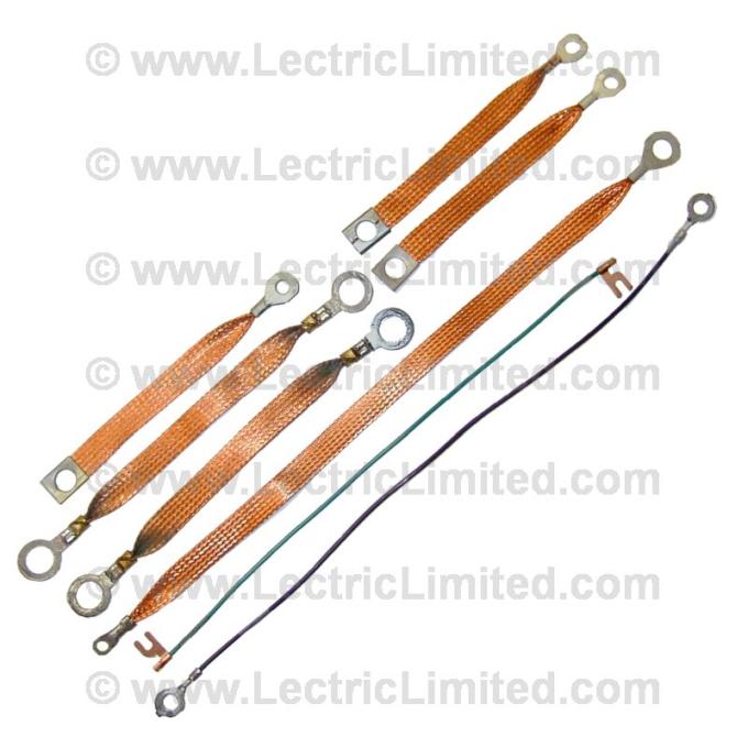 Lectric Limited 1955-1960 Chevrolet Corvette Ground Strap Set VGS5560